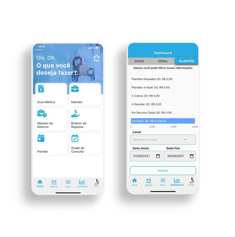 App MEDBOLSO para gestión de turnos y escalas médicas