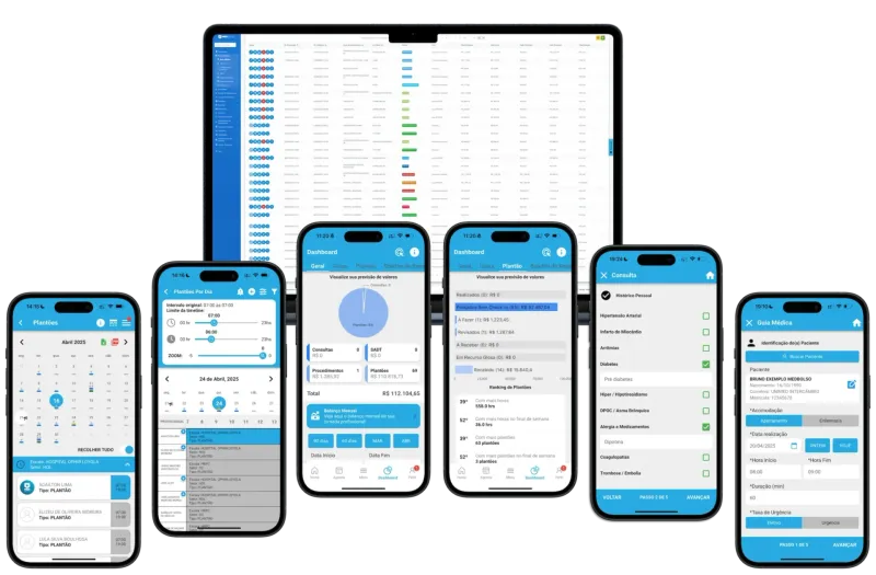 Médico anestesiólogo con la app MEDBOLSO